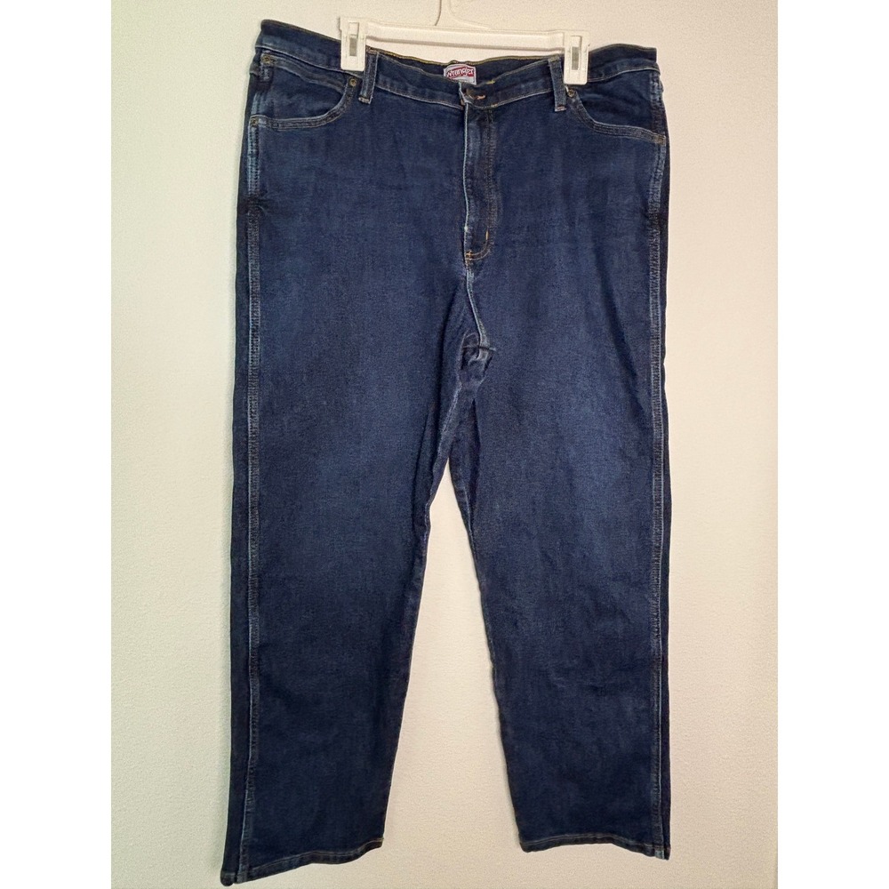 Wrangler Greensboro NC Mens Blue Straight Leg Comfort Jeans 38x32 112361094